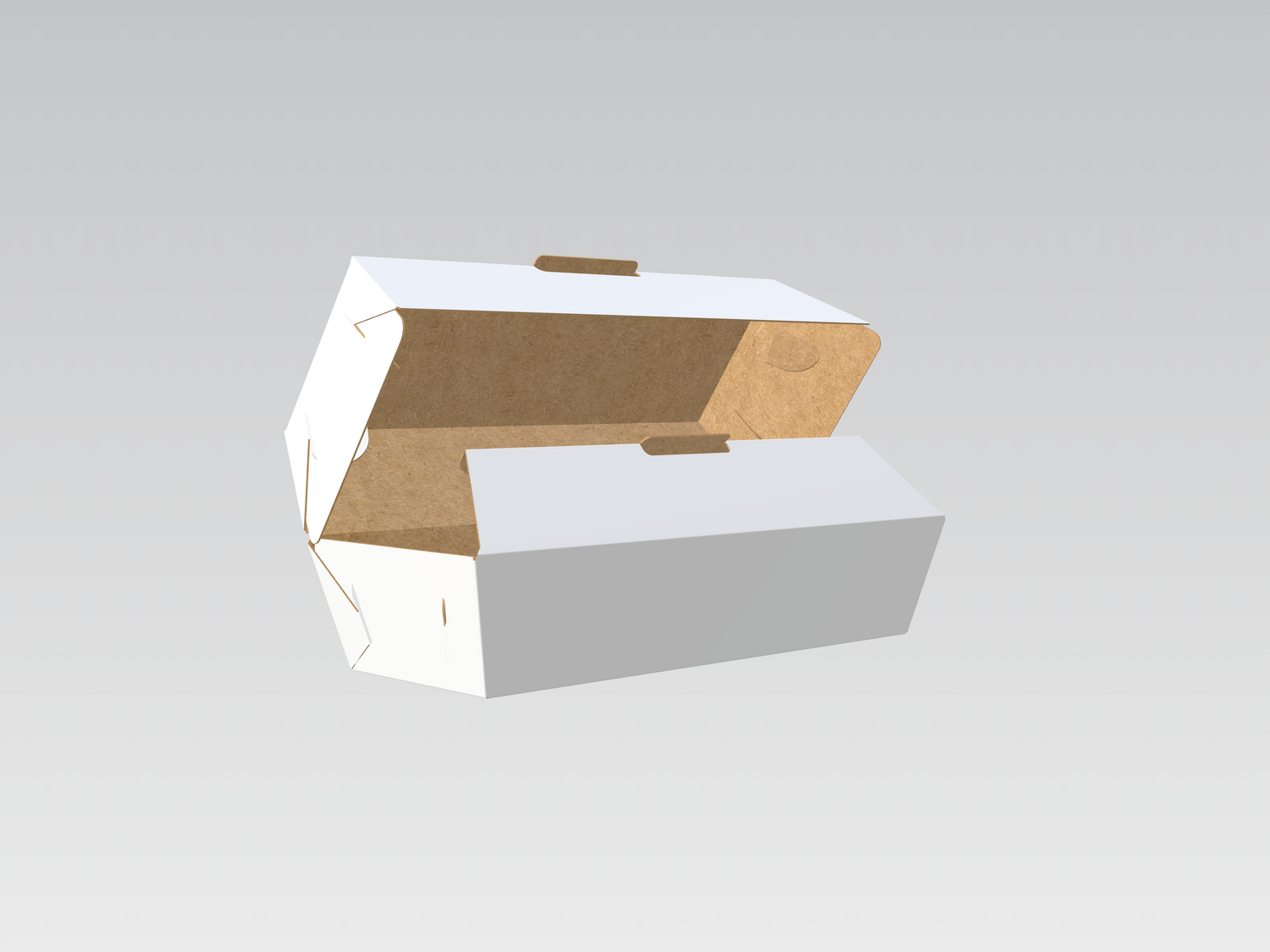 Caja tipo fast food