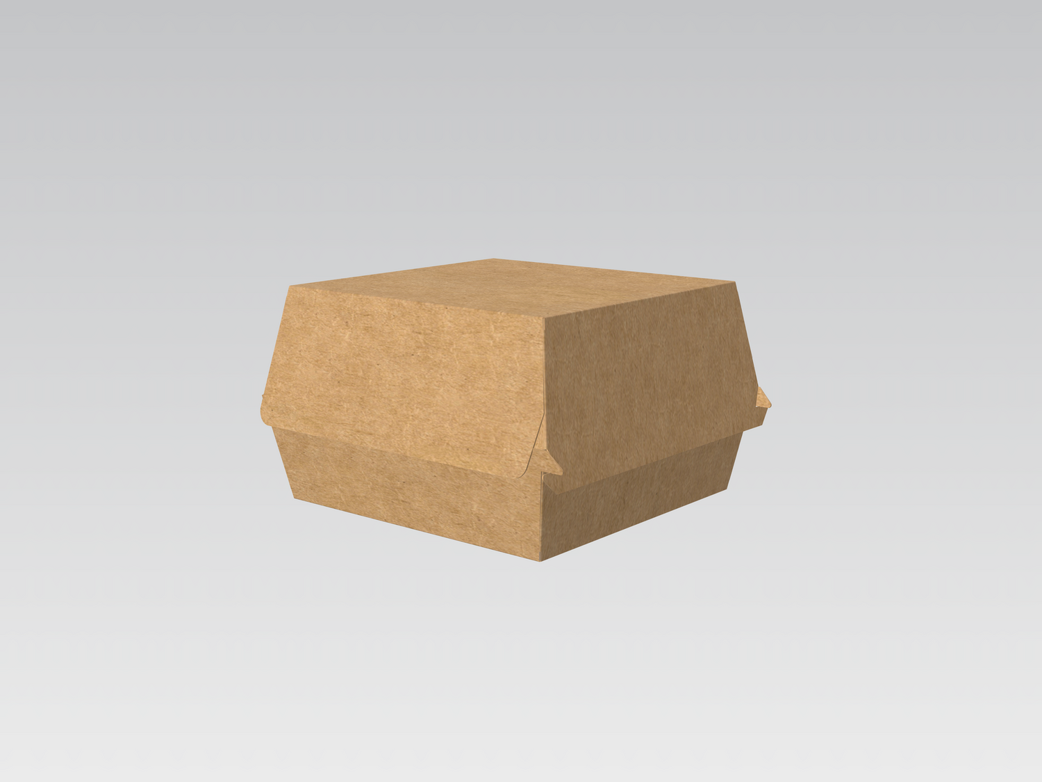 Caja tipo hamburguesa