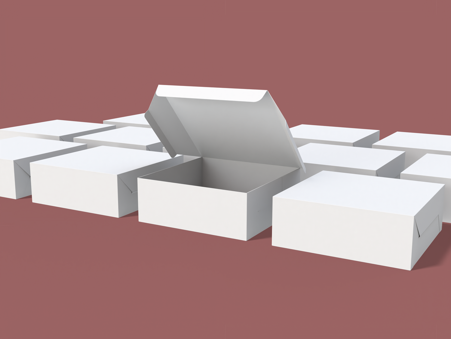 Caja tipo pastelera
